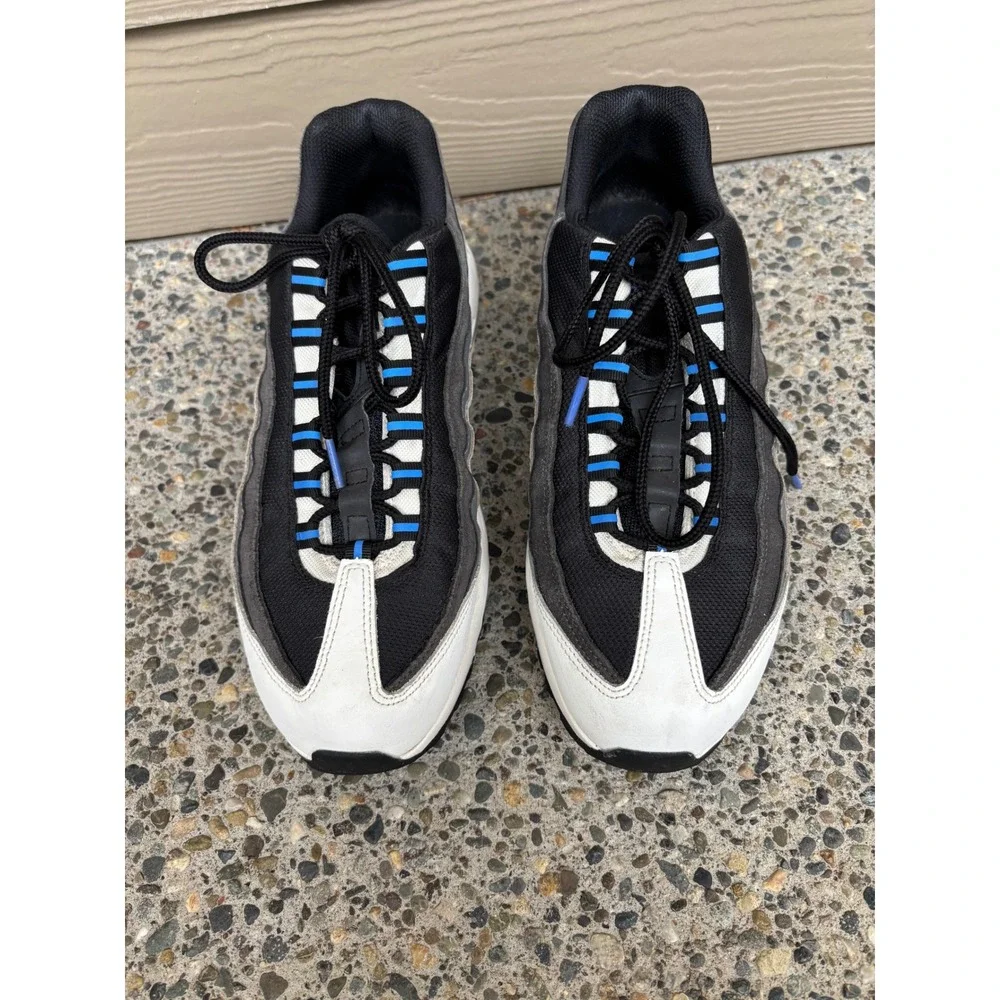 Nike Air Max 95 Black/Medium Blue DH4754-001 Shoes Sneakers‎ Men's Size 10